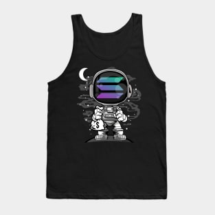 Astronaut Solana Coin To The Moon Crypto Token Cryptocurrency Wallet Birthday Gift For Men Women Kids Tank Top